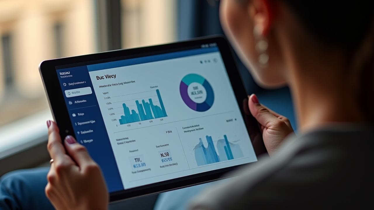 Aperçu d'un tableau de bord de bien-être Lumière Zen, affichant des graphiques de sommeil, d'activité et d'engagement de blog sur un fond sombre.