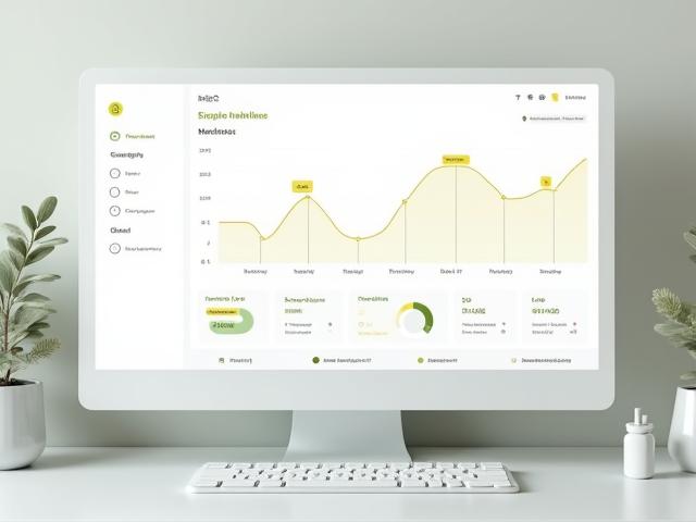 Capture d'écran d'un tableau de bord analytique Lumière Zen, clair et esthétique, affichant les progrès d'un utilisateur.
